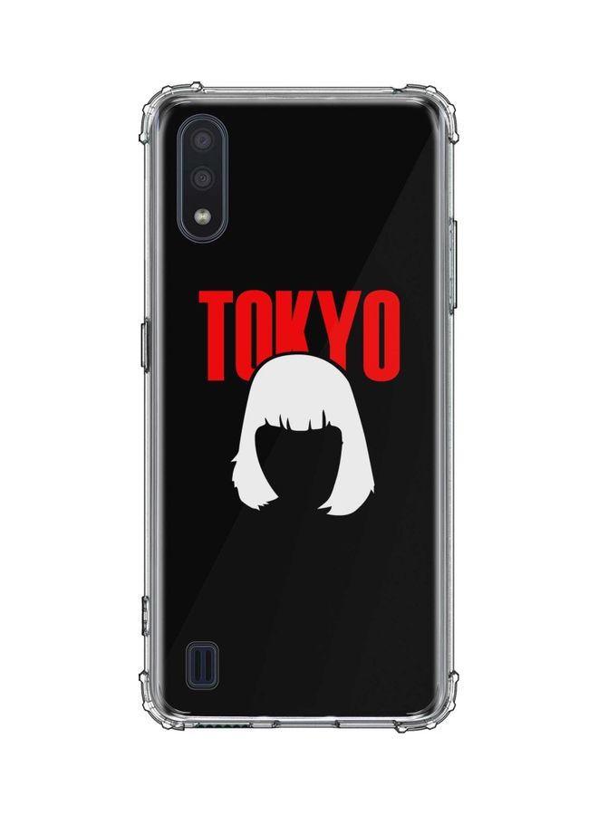 ستايلايزد غطاء حماية واقٍ لهاتف سامسونج جالاكسي M01 - بتصميم كلمة "Tokyo" متعدد الألوان