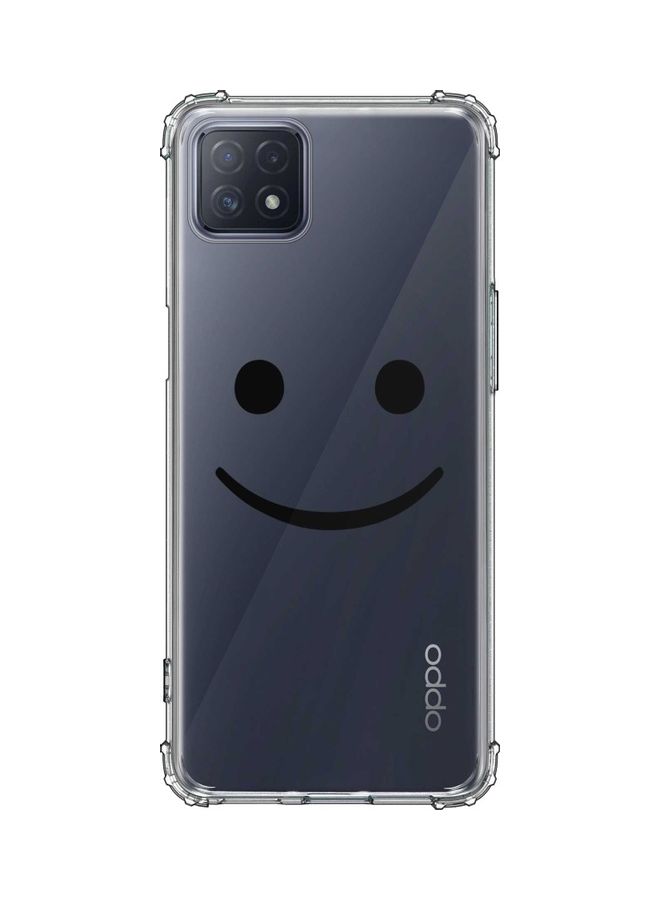 Protective Case Cover For Oppo A73 5G / A72 5G Clear/Black