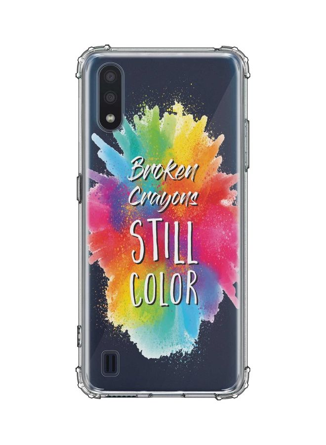 ستايلايزد غطاء حماية لهاتف سامسونج جالاكسي M01 متعدد الألوان