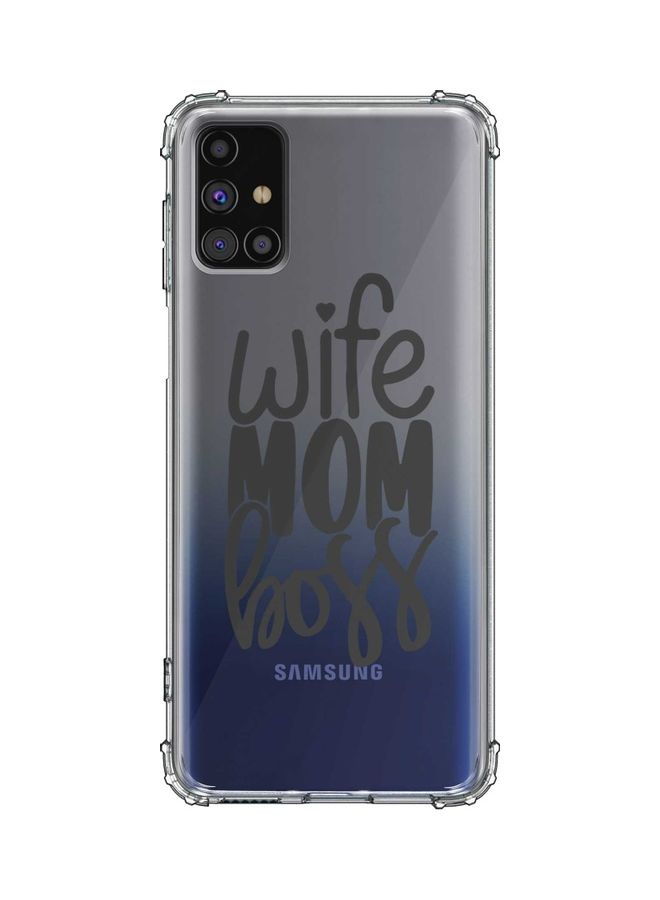 Stylizedd Protective Case Cover For Samsung Galaxy M51 Blue/Grey