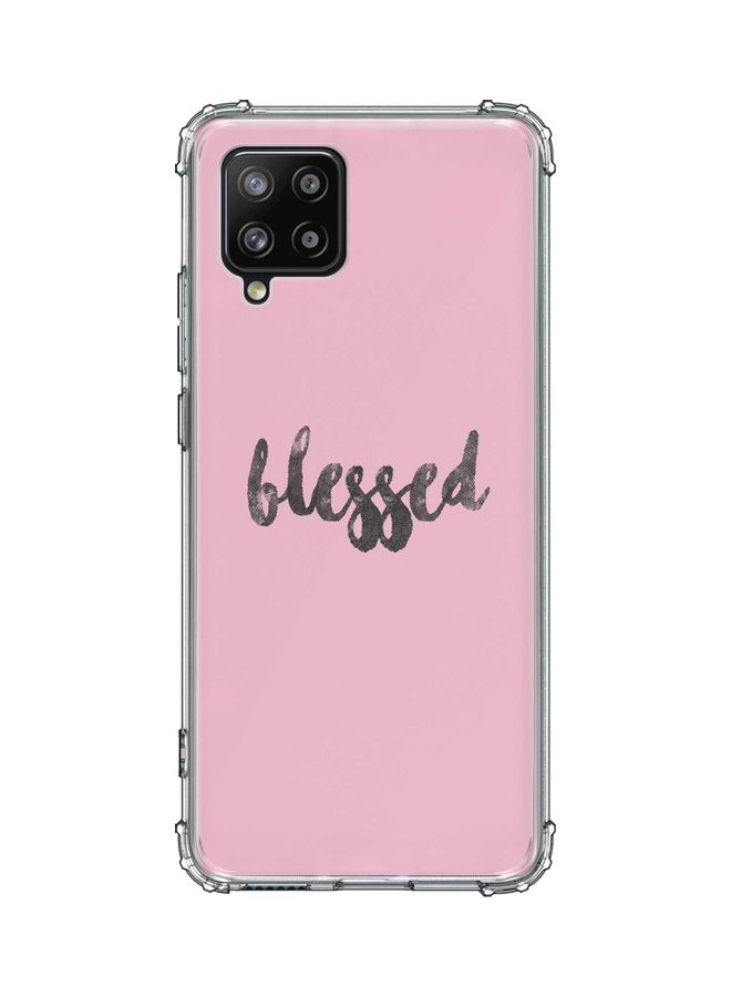 Stylizedd Blessed Protective Case Cover For Samsung Galaxy A42 5G Pink/Grey