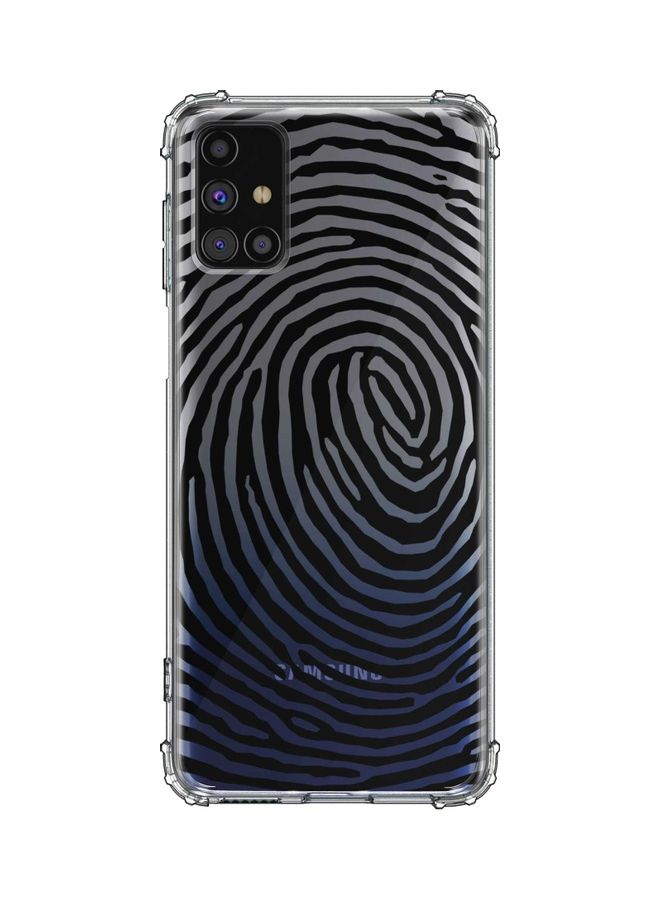 Stylizedd Protective Case Cover For Samsung Galaxy M31s Clear/Black