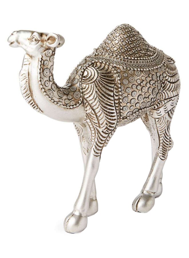 Al Jaber Decorative Antique Style Camel Figure Silver - Image 1