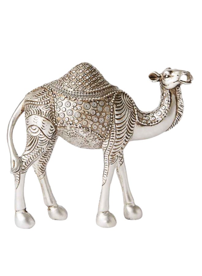 Al Jaber Decorative Antique Style Camel Figure Silver - Image 2