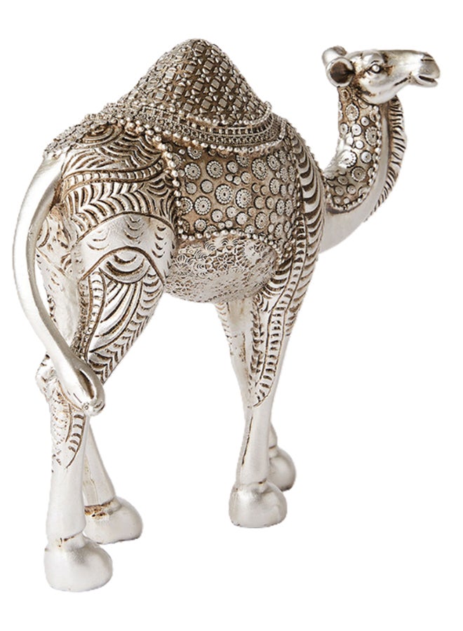 Al Jaber Decorative Antique Style Camel Figure Silver - Image 3