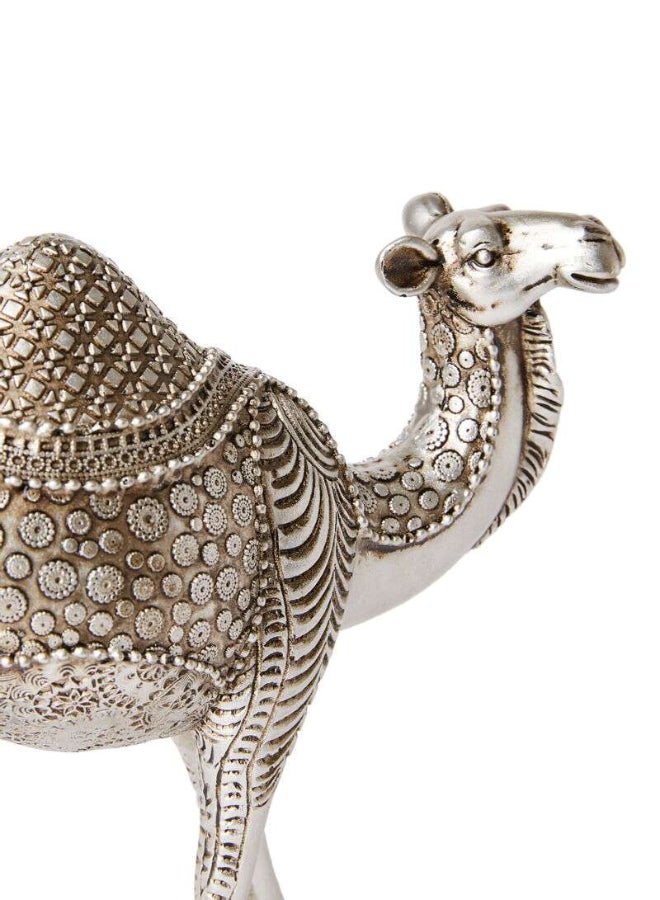 Al Jaber Decorative Antique Style Camel Figure Silver - Image 4
