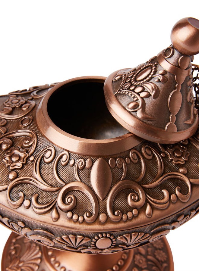 Al Jaber Decorative Antique Style Aladdin Lamp Rose Gold - Image 4