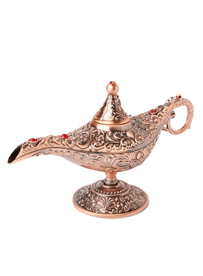 Al Jaber Decorative Antique Style Aladdin Lamp Rose Gold - Image 2