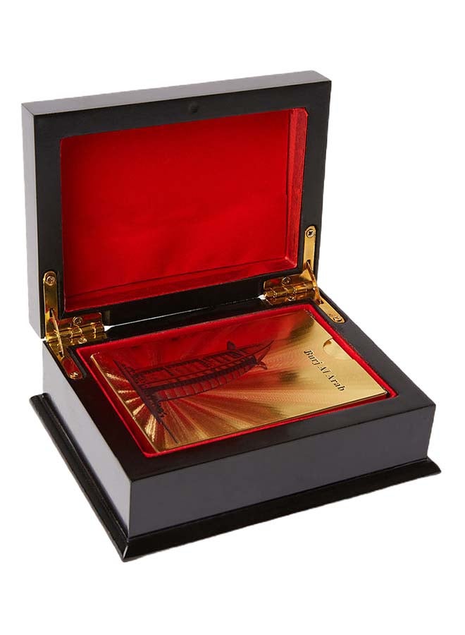 Al Jaber Gold Plated Playing Card Game With Box - Image 3