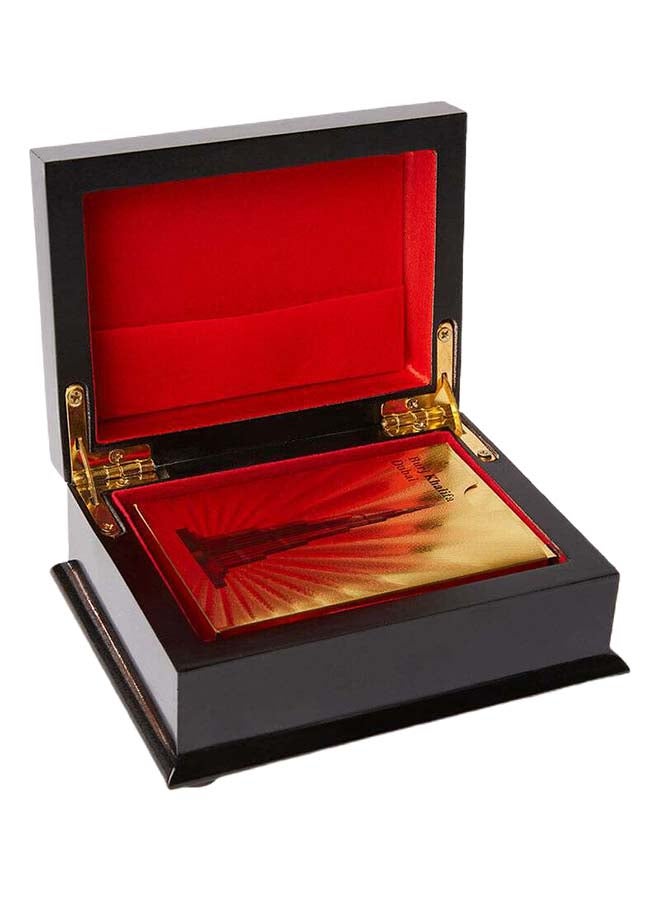 Al Jaber Gold Plated Playing Card Game With Box - Image 3