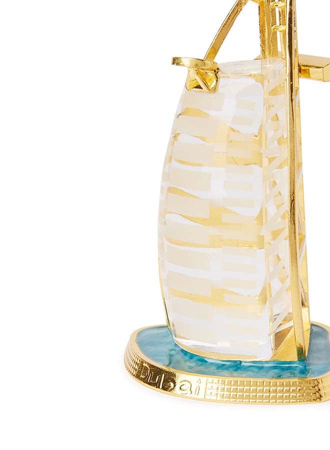 Al Jaber Decorative Burj AL Arab Miniature Gold/White - Image 4