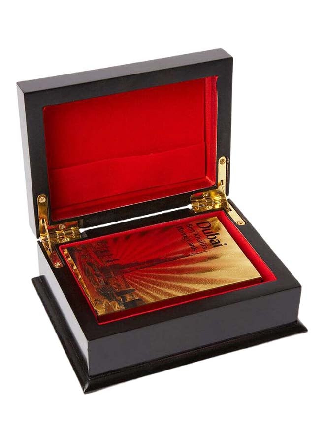 Al Jaber Gold Plated Playing Card Game With Box - Image 3