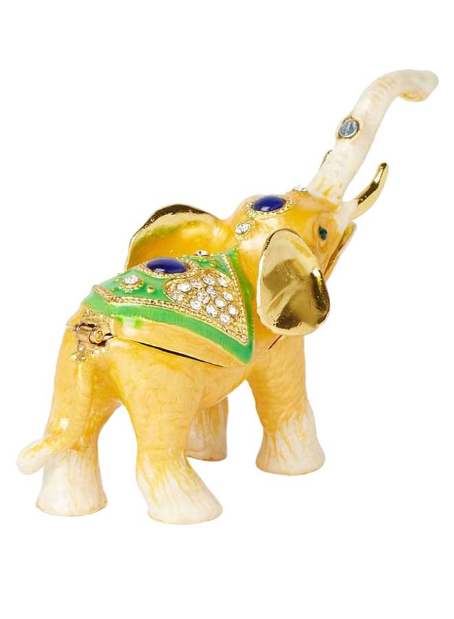 آل جابر صندوق مجوهرات للزينة بتصميم فيل مع صغيره - Image 3