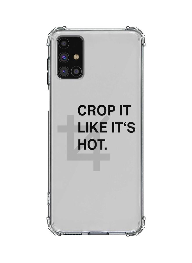 Protective Case Cover For Samsung Galaxy M51 Grey/Black