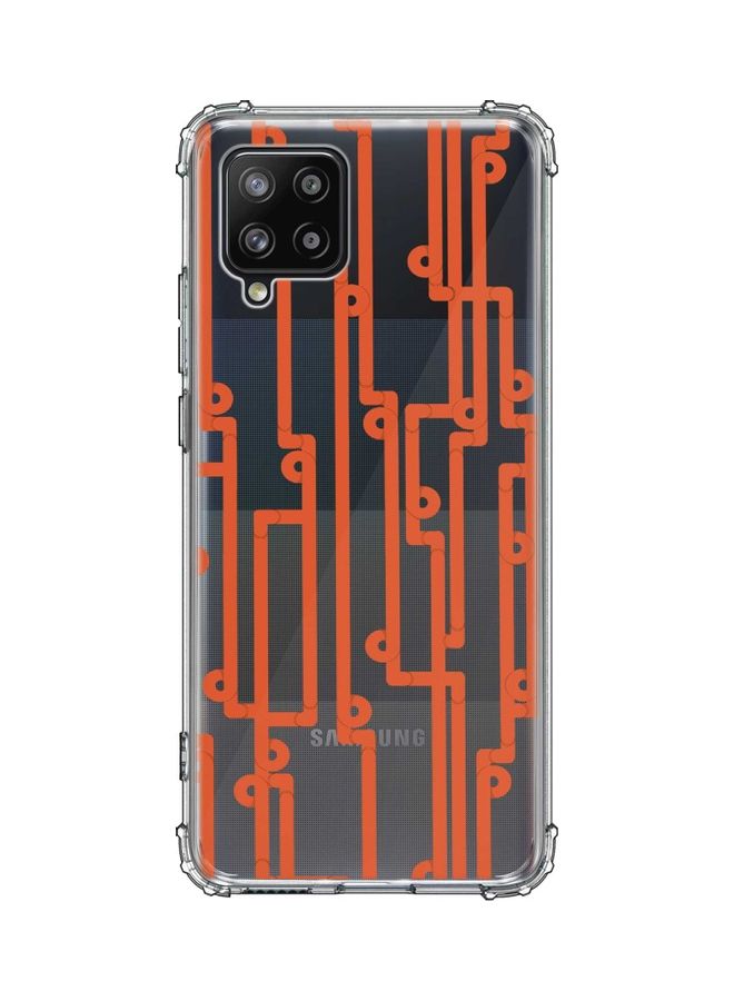 ستايلايزد غطاء حماية واقٍ لهاتف سامسونج جالاكسي A42 أسود /برتقالي.