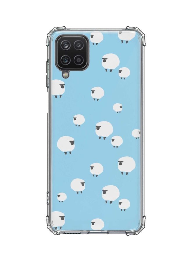 Stylizedd Classic Clear Series Case Cover For Samsung Galaxy A12 Counting Sheep