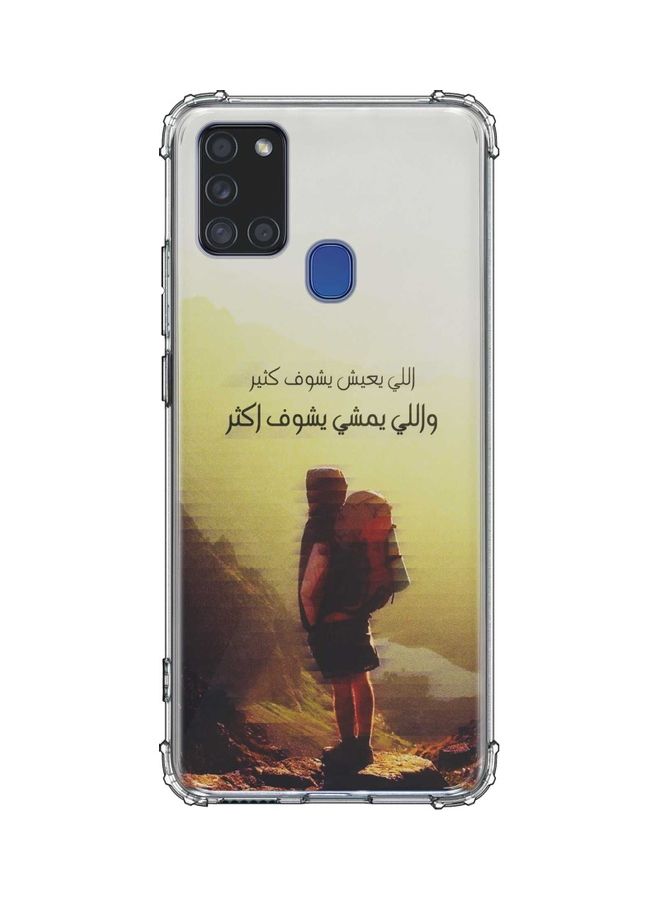 Walk Further Protective Case Cover For Samsung Galaxy A21S Multicolour