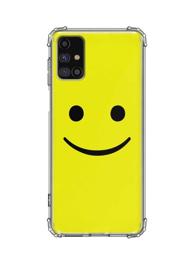 ستايلايزد غطاء حماية واقي لهاتف سامسونج جالاكسي M51 أصفر/أسود