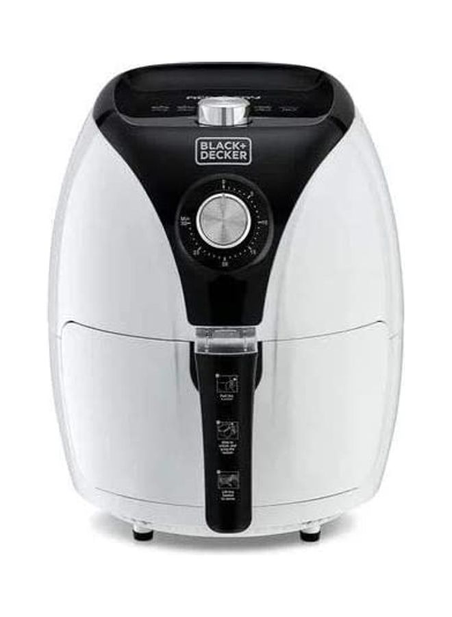 بلاك اند ديكر مقلاة هوائية مزودة بتقنية الحمل الحراري السريع 3.5 L 1500 W AF220-B5-White أسود/أبيض - Image 1