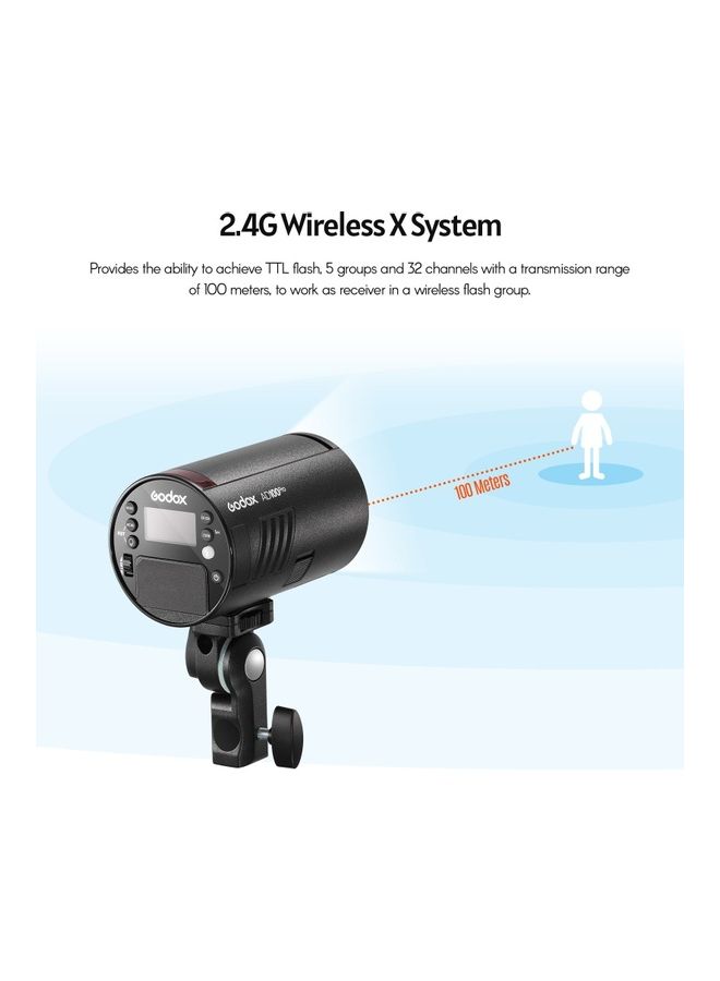 Godox AD100Pro Pocket Studio Portrait Flash Light - Image 3