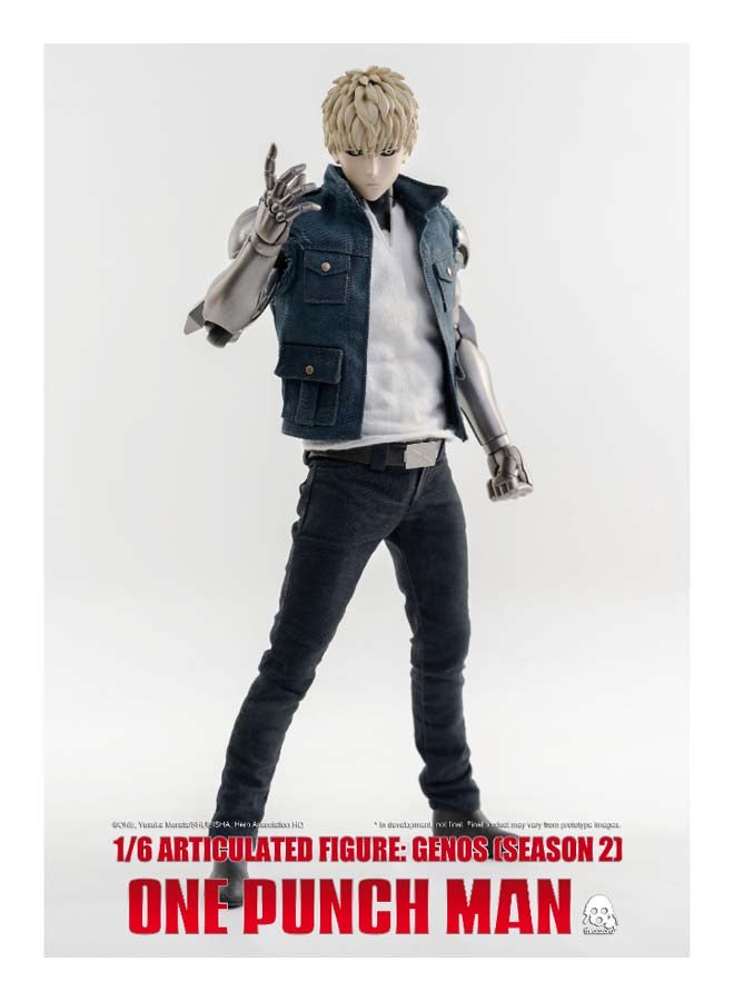 THREEZERO One Punch Man Genos Action Figure With Accessories 12inch - Image 2