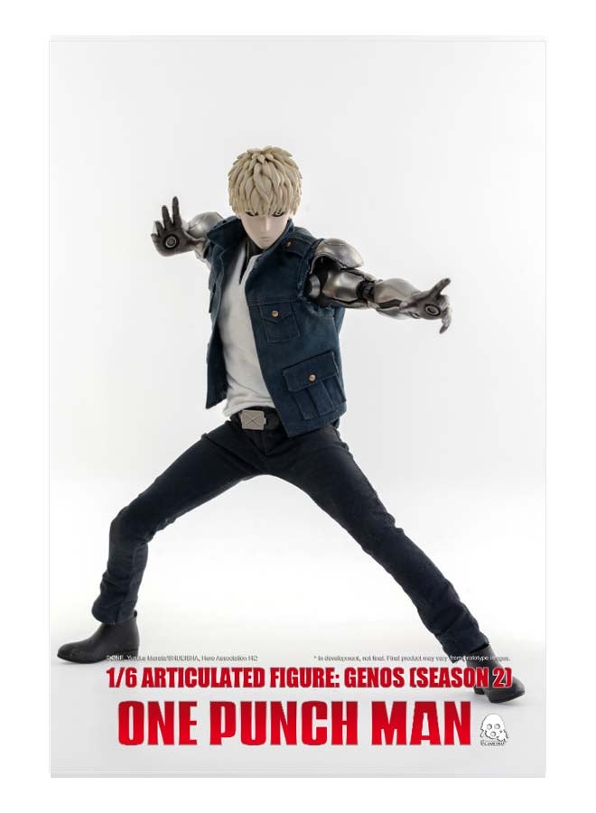 THREEZERO One Punch Man Genos Action Figure With Accessories 12inch - Image 3