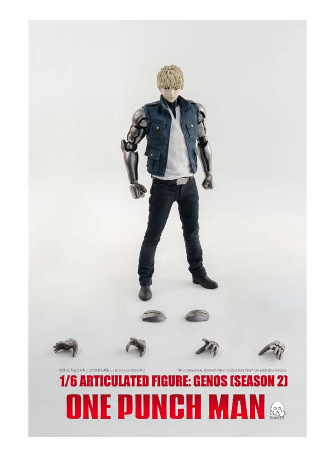 THREEZERO One Punch Man Genos Action Figure With Accessories 12inch - Image 4