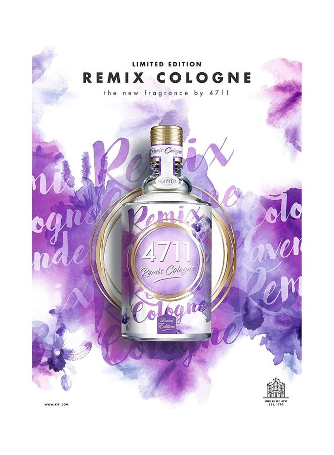 4711 Remix Collection Lavender Cologne 100ml - Image 2
