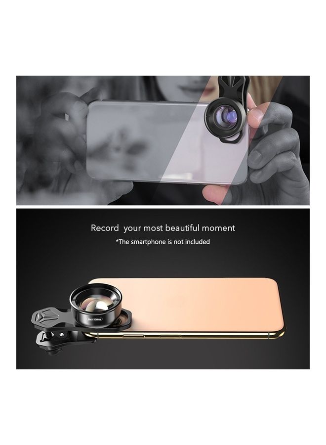APEXEL Universal Smartphone Macro Phone Camera Lens Black  - Image 3