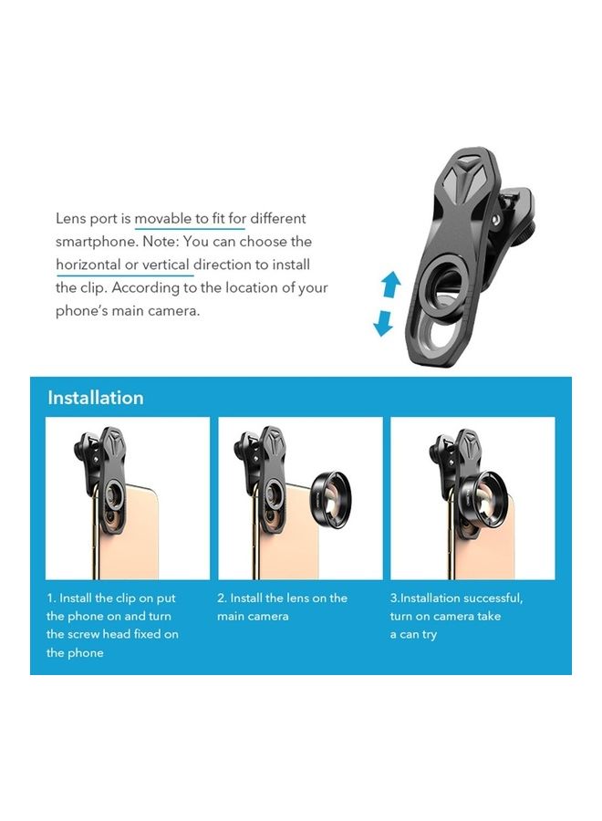 عدسة تكبير لكاميرا الهاتف الذكي تناسب جميع الأجهزة أسود - v1620021086/N47119899A_6