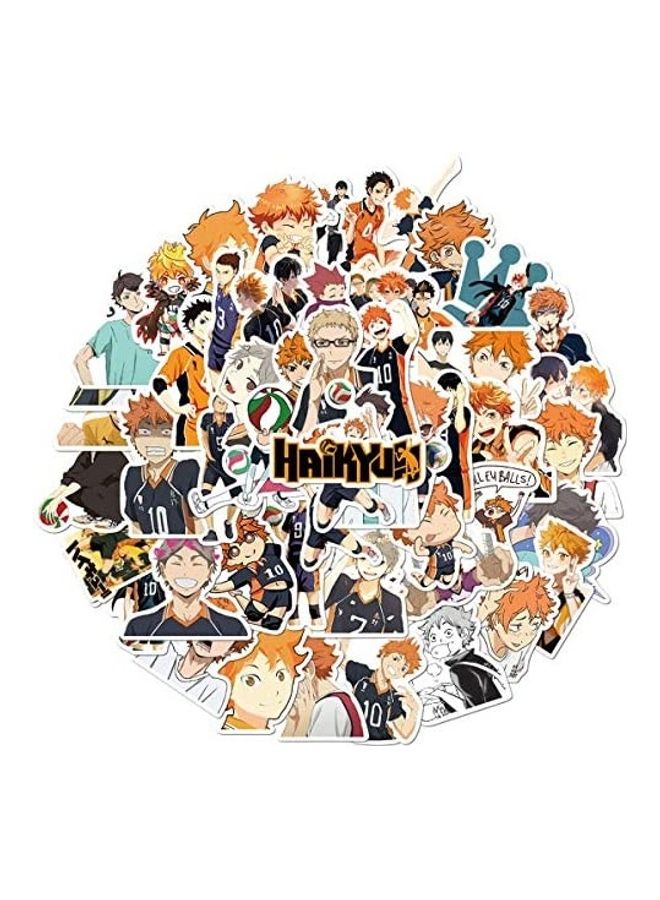 MH 50-Piece Haikyuu Stickers  - Image 1