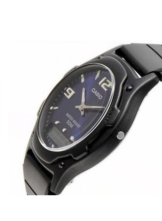 CASIO Men's Resin Analog And Digital Watch AW-49HE-2AVDF - 38 mm - Black - Image 3