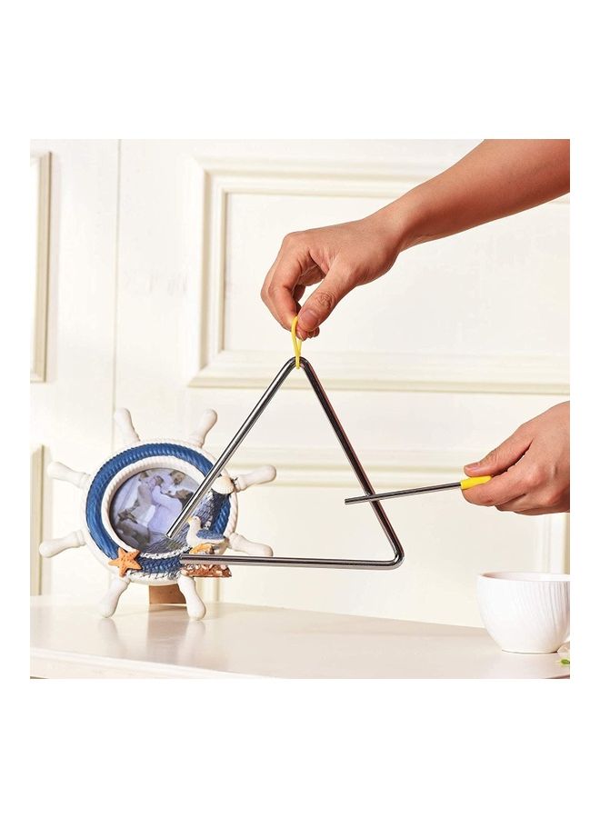 Mike Music Triangle Percussion Instrument With Striker - Image 5