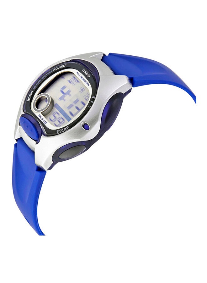 كاسيو ساعة يد رقمية مقاومة للماء طراز LW-200-2A -35 مم - أزرق للنساء - Image 4