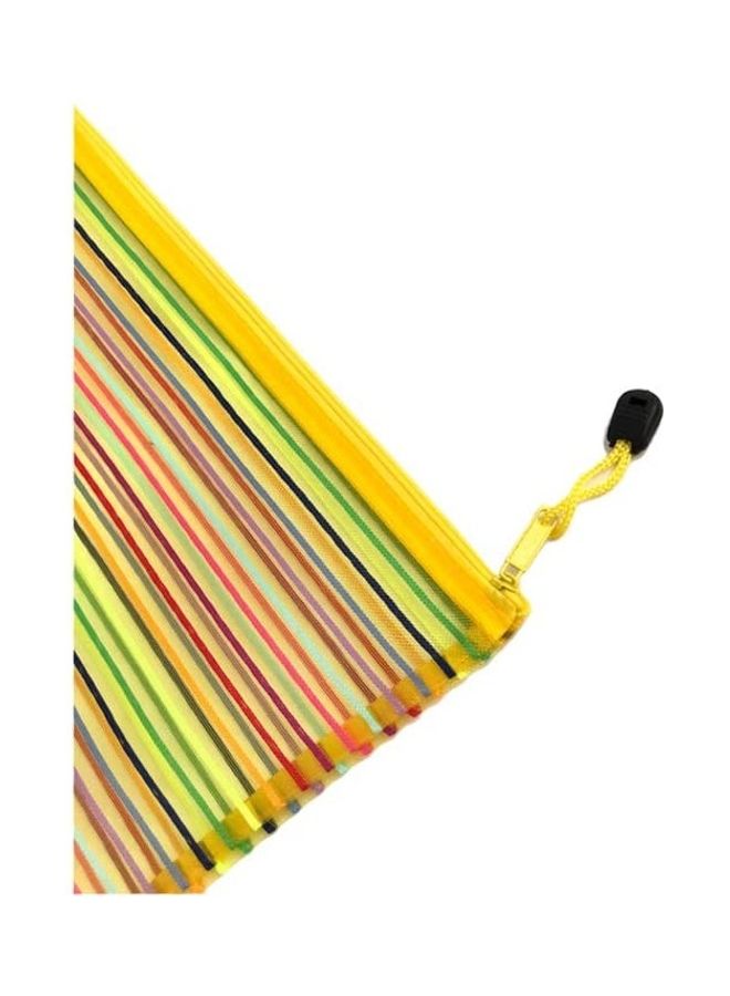12-Piece Zipper Bag For Office School Supplies Multicolour - Image 2