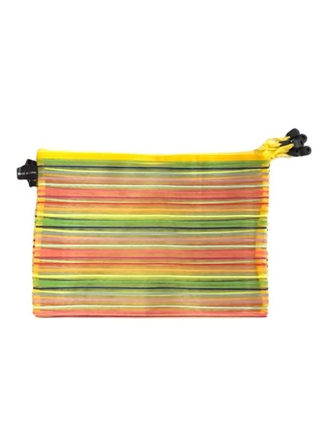 12-Piece Zipper Bag For Office School Supplies Multicolour - Image 1