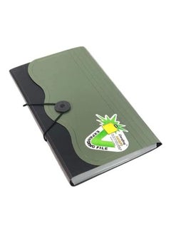 Generic Expanding Folder For Office And School Green  - Image 2