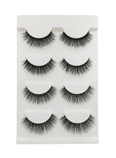 SHIDISHANGPIN 4 Pair Of False Eyelashes 102  - Image 1