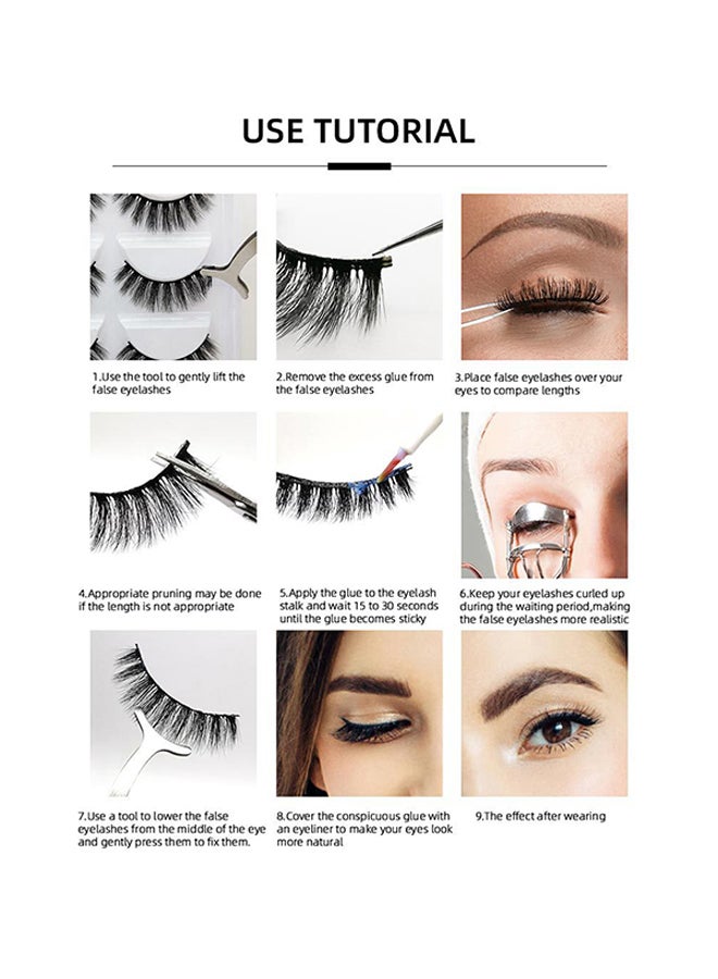 SHIDISHANGPIN - 4 Pair Of False Eyelashes 102 - Image 1