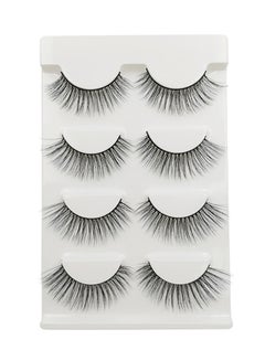 SHIDISHANGPIN 4 Pair Of False Eyelashes 105  - Image 1