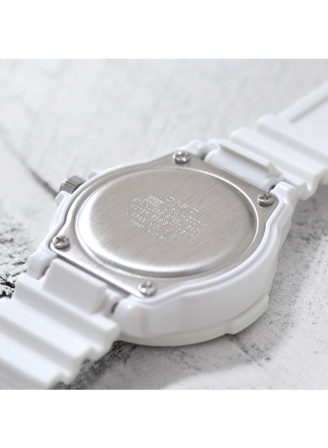 CASIO - Women's Youth Water Resistant Analog Watch LRW-200H-2E2 - 39 mm - White - Image 1