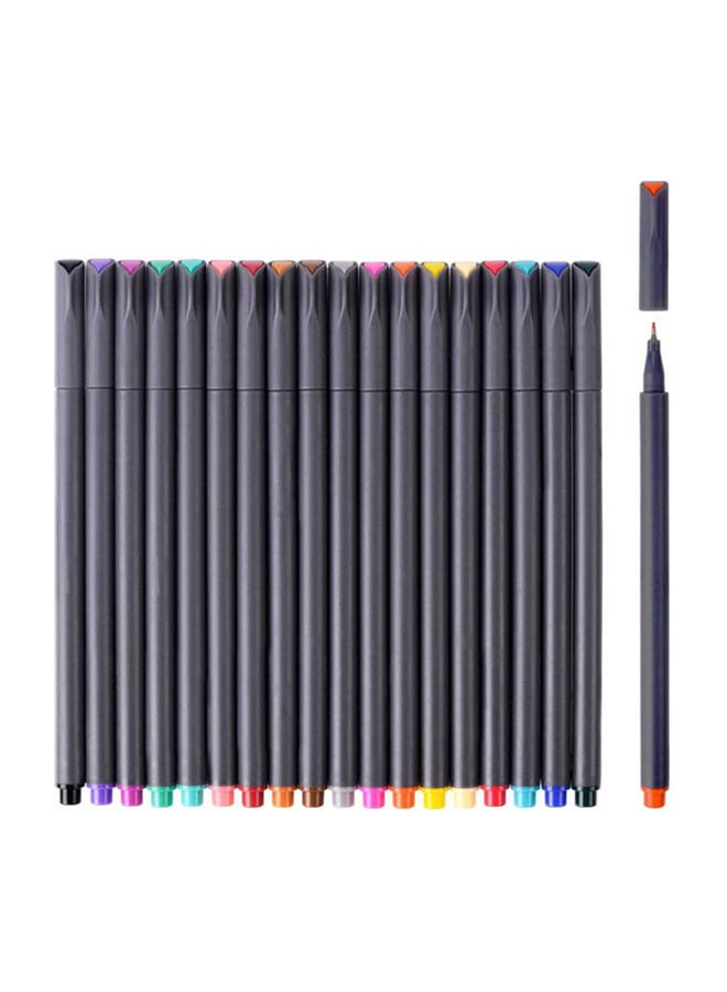 AIWANTO 18-Piece Journal Planner Pens Multicolour  - Image 1