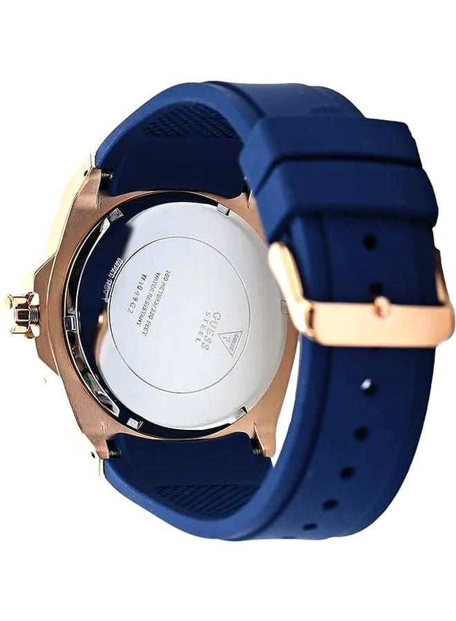 جس ساعة يد بعقارب وسوار من الجلد طراز 2724672228453 للرجال - Image 2