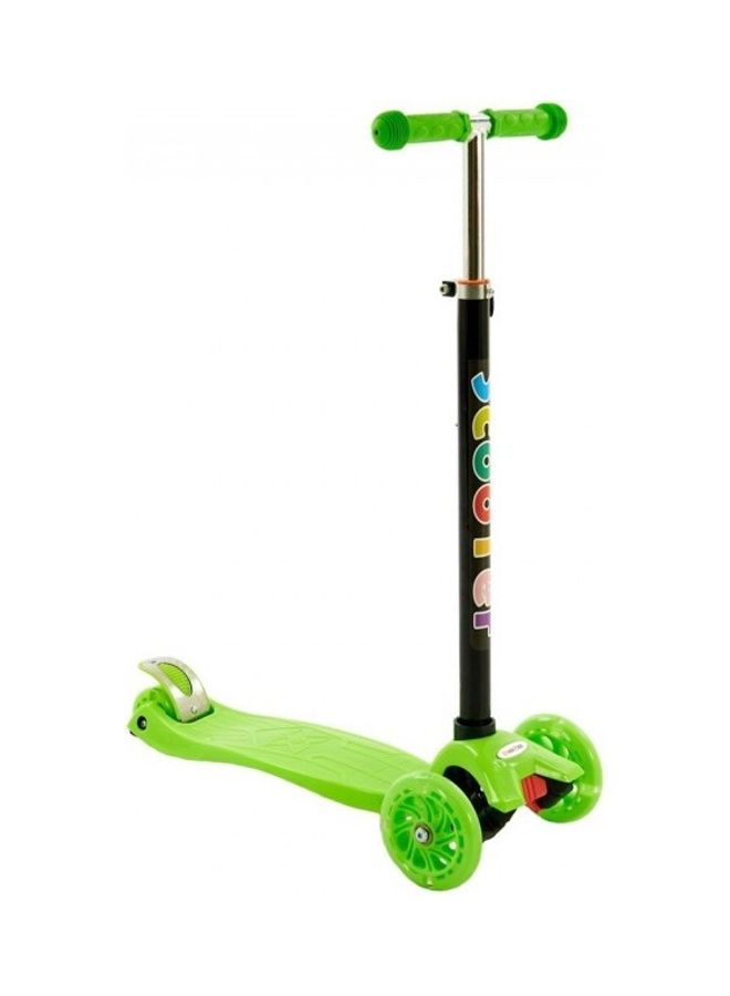 سكوتر للأطفال ب3 عجلات - لون أخضر متعدد الألوان - Image 1