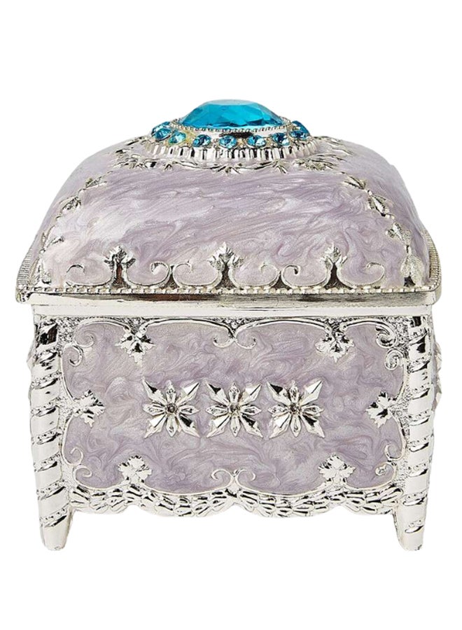 آل جابر صندوق مجوهرات مرصع بتصميم عتيق - Image 1