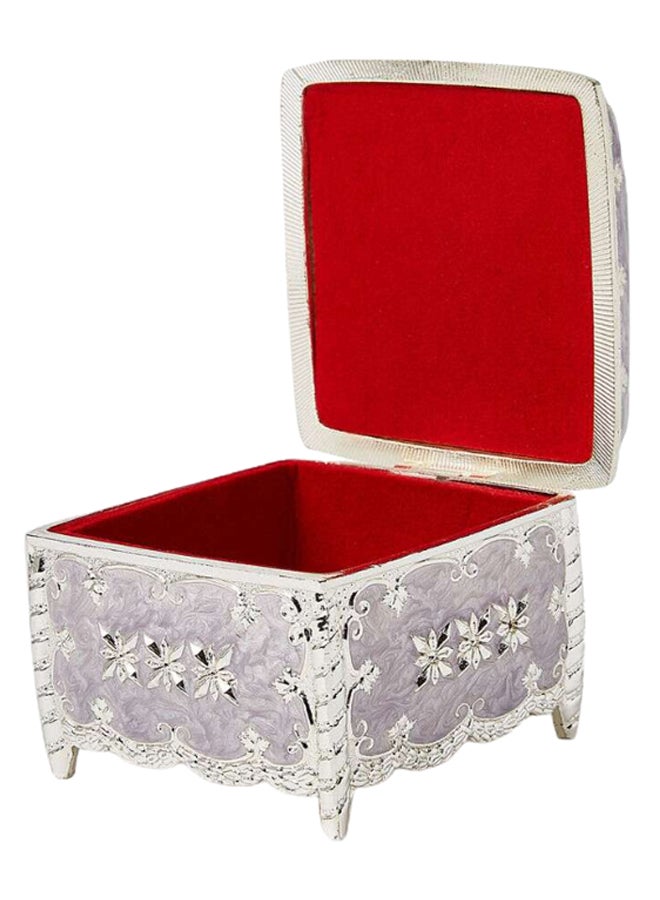 آل جابر صندوق مجوهرات مرصع بتصميم عتيق - Image 3