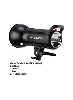 Godox Studio 2 Head Kit SK400II Black  - Image 2