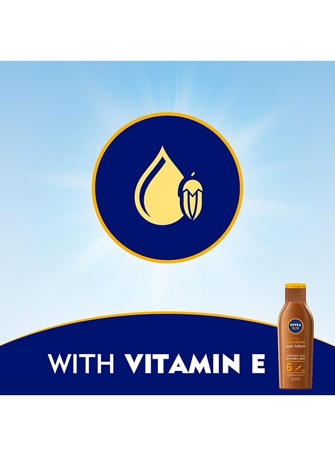 Nivea - Carotene Sun Lotion SPF6 Bronze 200ml - Image 1
