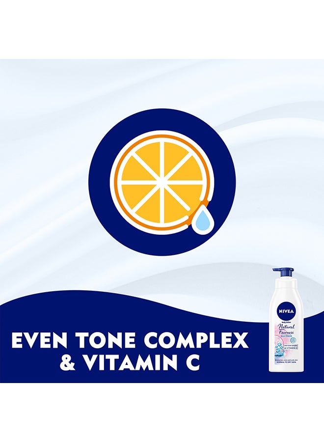 Nivea Natural Glow Cool Fresh Body Lotion Vitamin C 400ml - Image 3