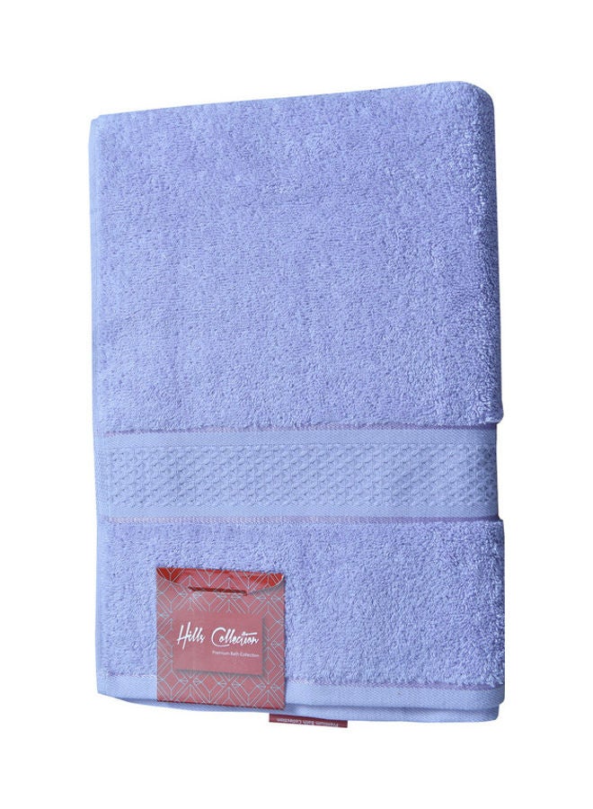 Viscose Border Bath Sheet Purple 80x160cm - Image 2